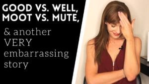 Read more about the article Doing good vs. doing well, Moot vs. Mute, and another EMBARRASSING Story