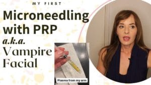 Read more about the article Facial with blood from my arm? Yep! Microneedling with PRP: the Experience